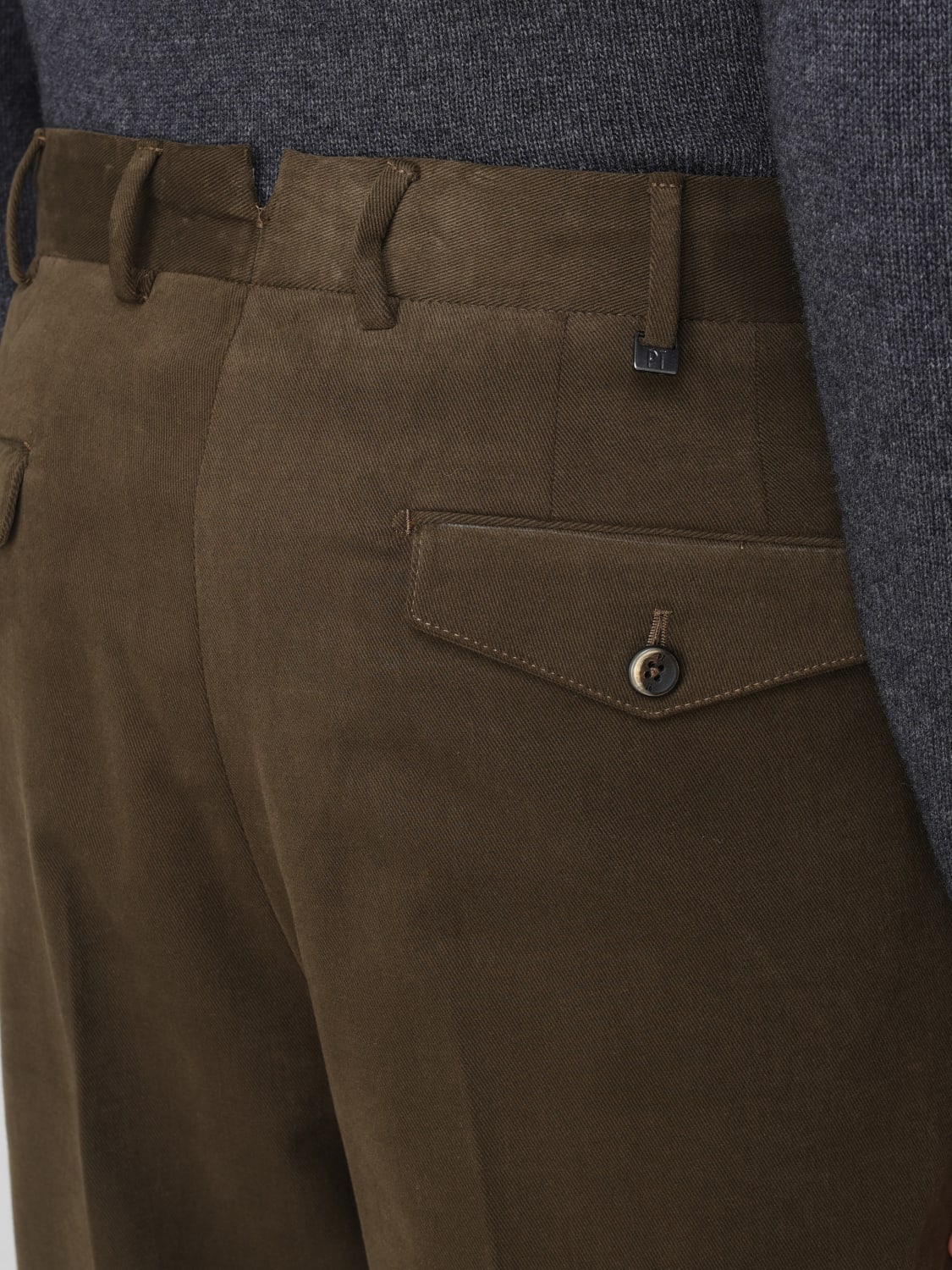 PT TORINO PANTS: Pants men Pt Torino, Brown - Img 3