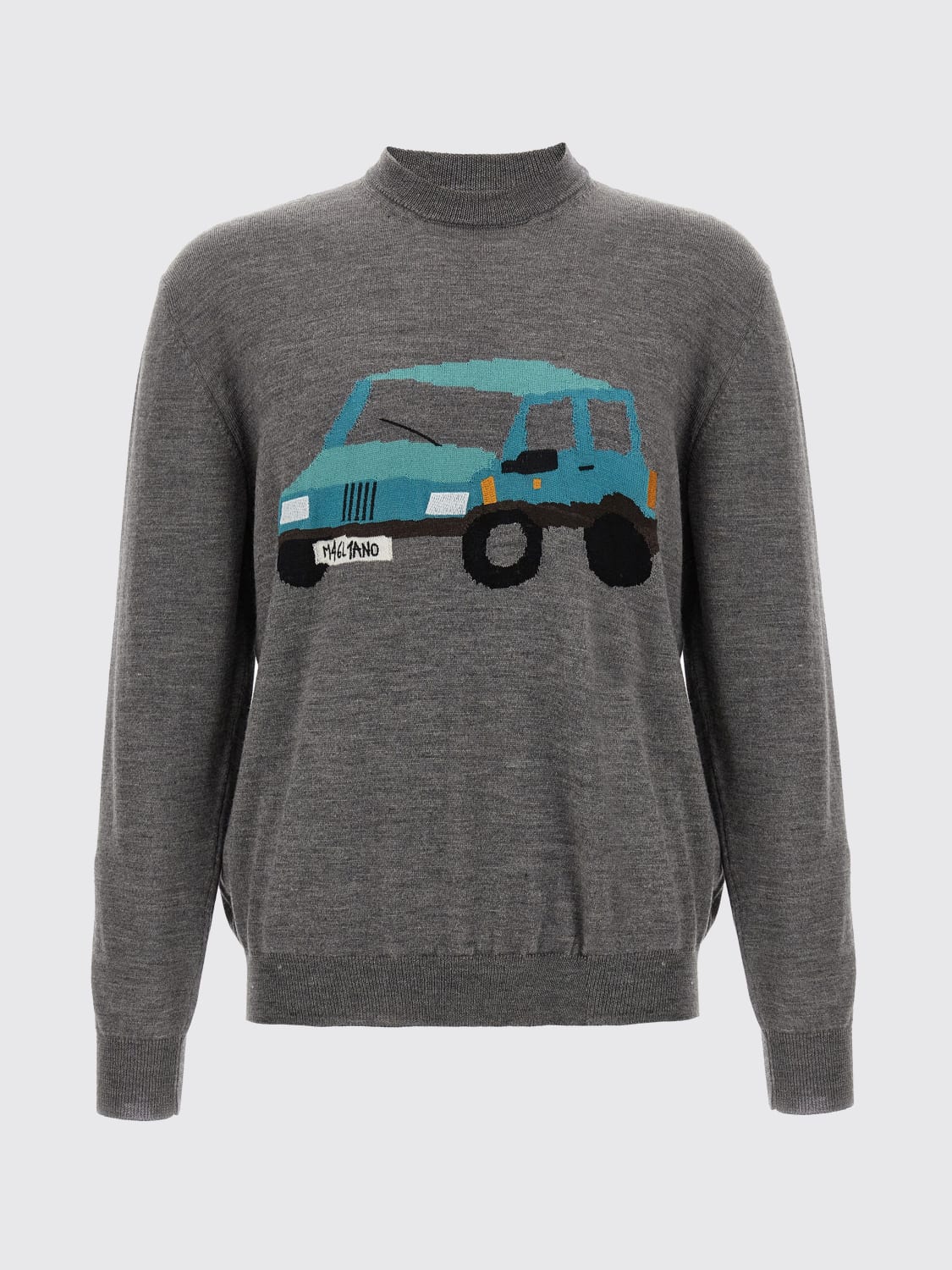 MAGLIANO PULLOVER: Strickjacke herren Magliano, Grau - Img 1