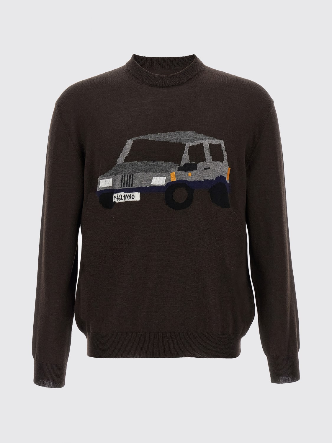 MAGLIANO SWEATER: Cardigan men Magliano, Brown - Img 1