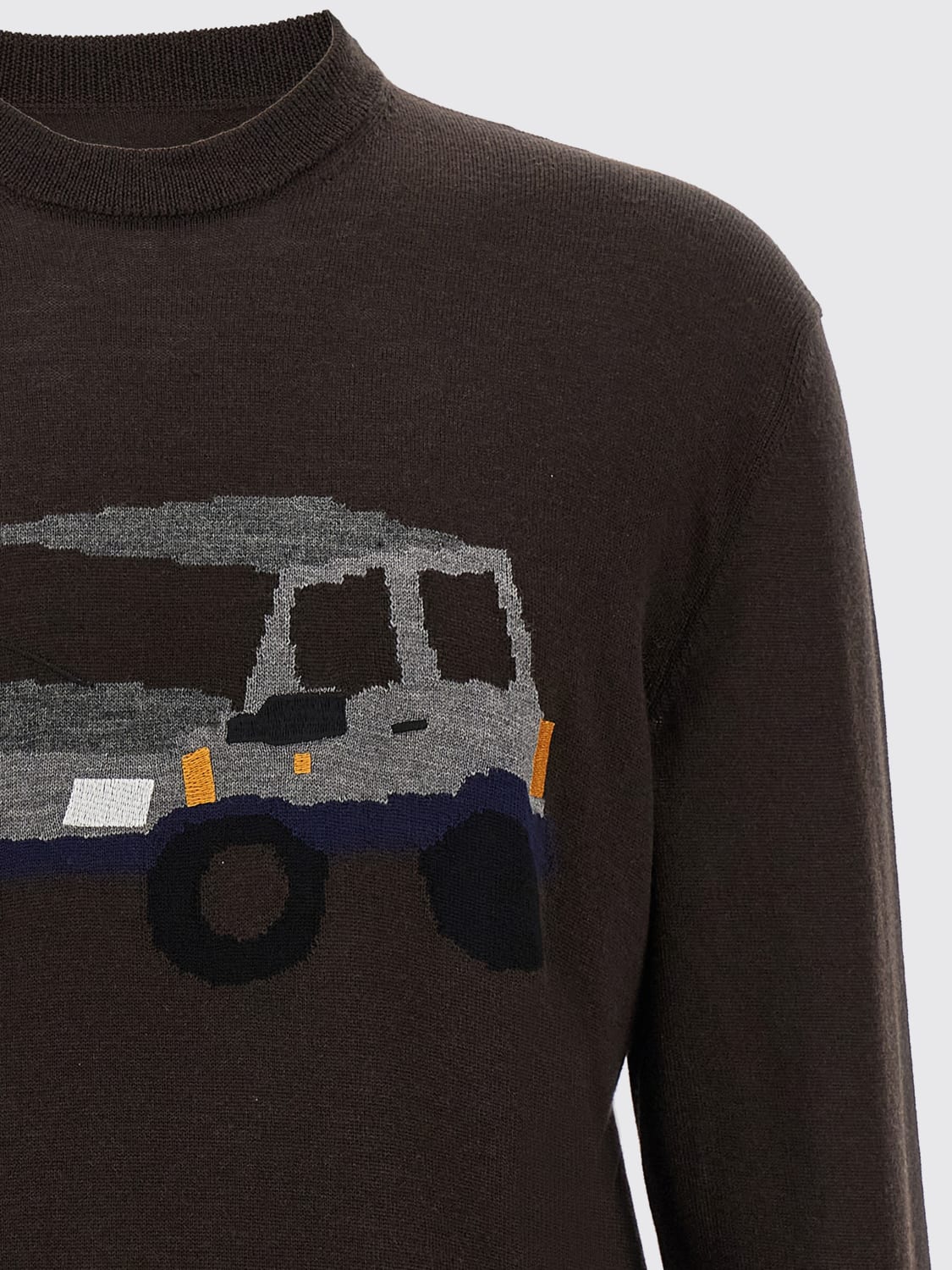 MAGLIANO SWEATER: Cardigan men Magliano, Brown - Img 3