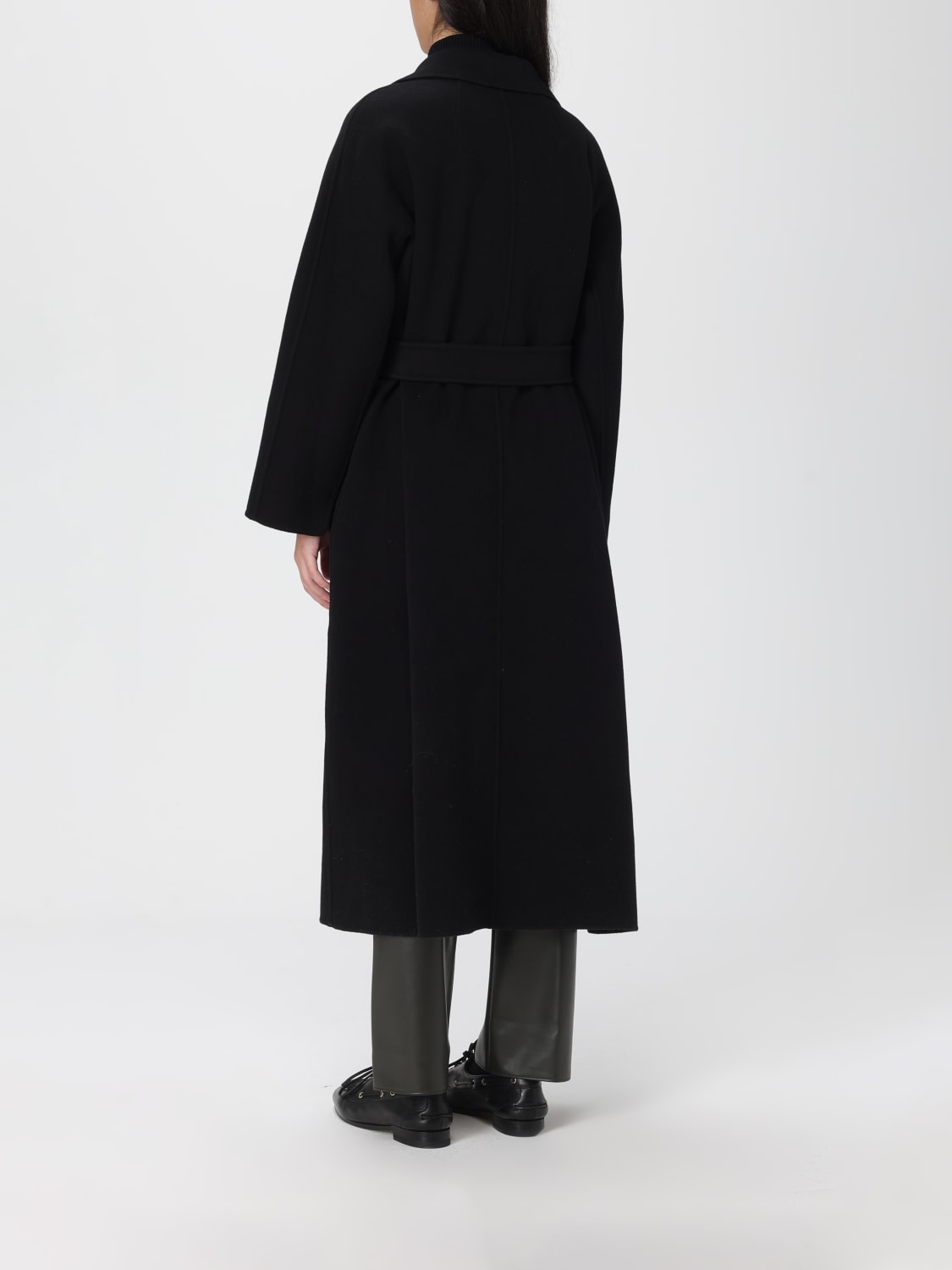 MAX MARA COAT: Trench coat woman Max Mara, Black - Img 3