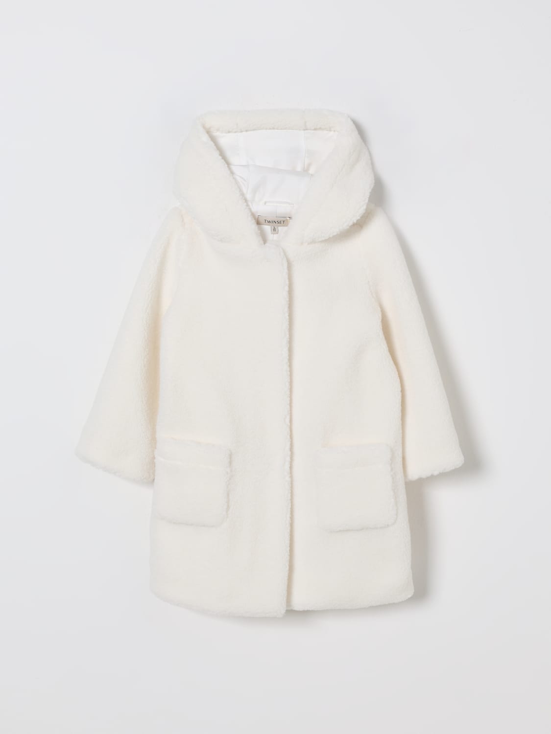 TWINSET MANTEL: Jacke kinder Twinset, Weiß - Img 1