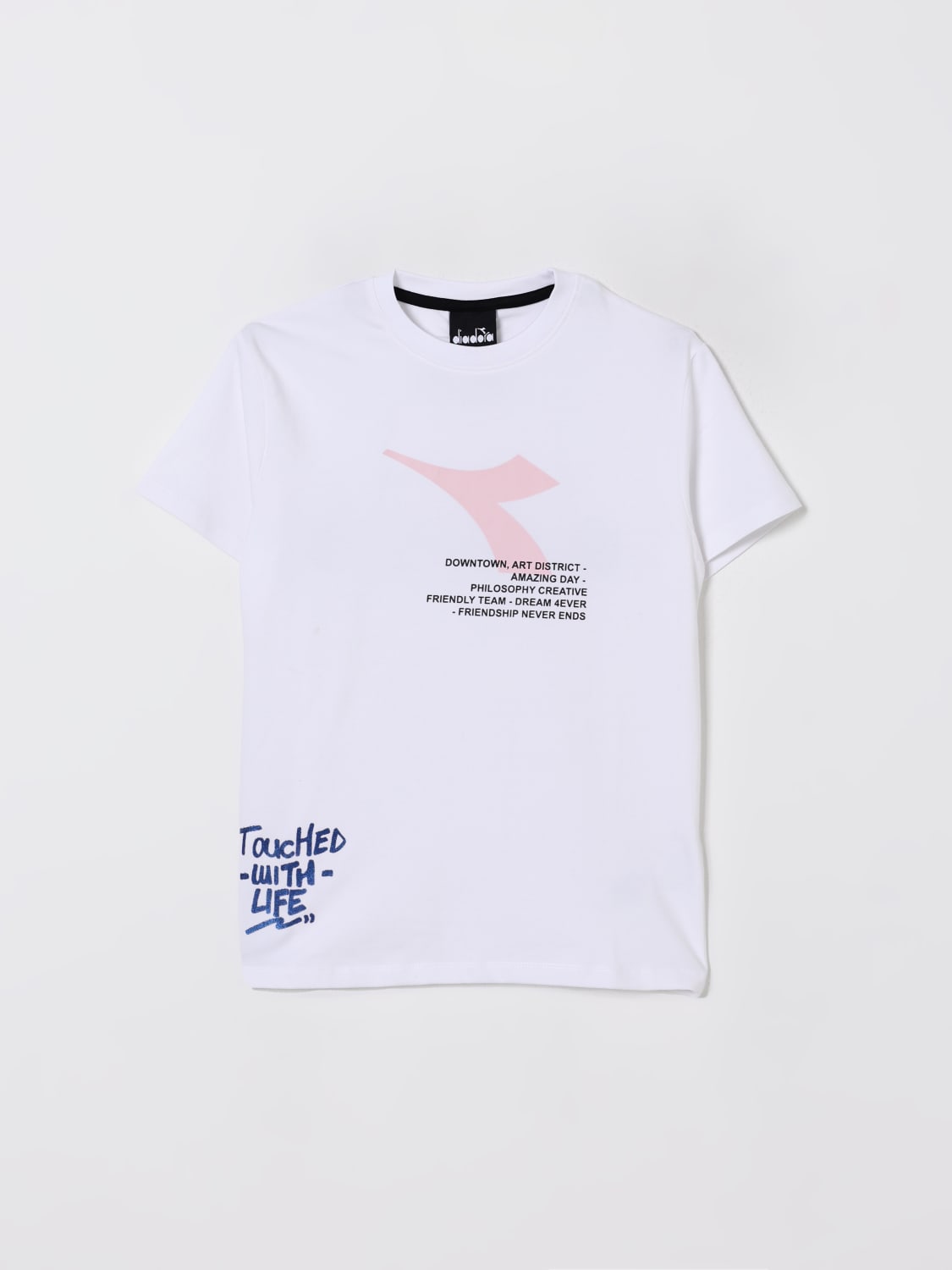 DIADORA T-SHIRT: T-shirt kinder Diadora, Weiß - Img 1