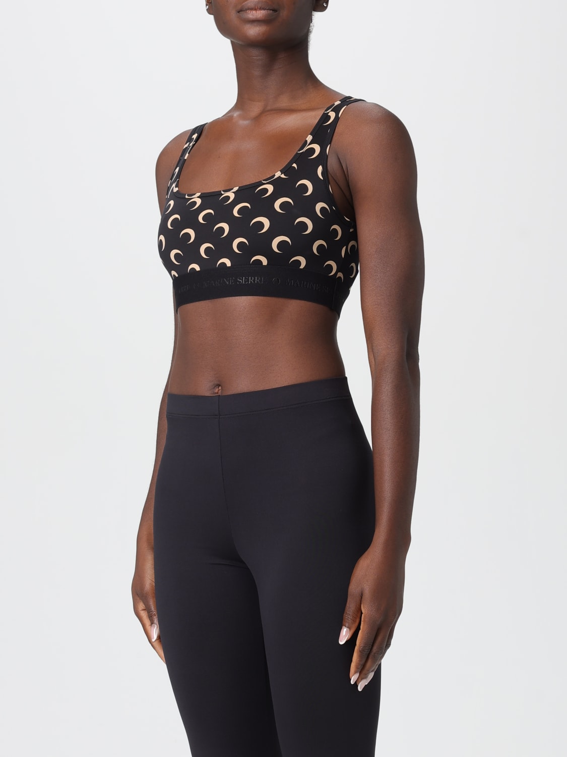 MARINE SERRE TOP: Top damen Marine Serre, Schwarz - Img 3