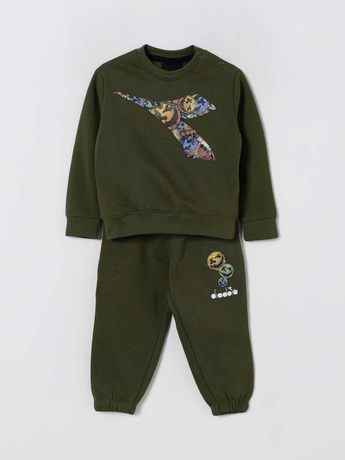 DIADORA JUMPSUIT: Romper kids Diadora, Green - Img 1