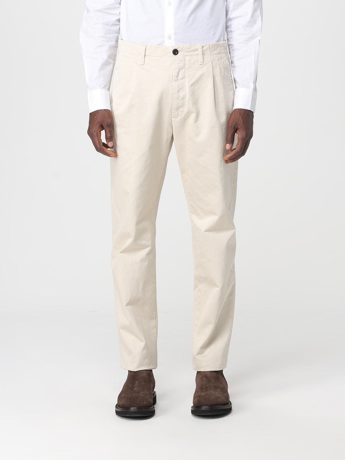 INCOTEX PANTS: Pants men Incotex, White - Img 1