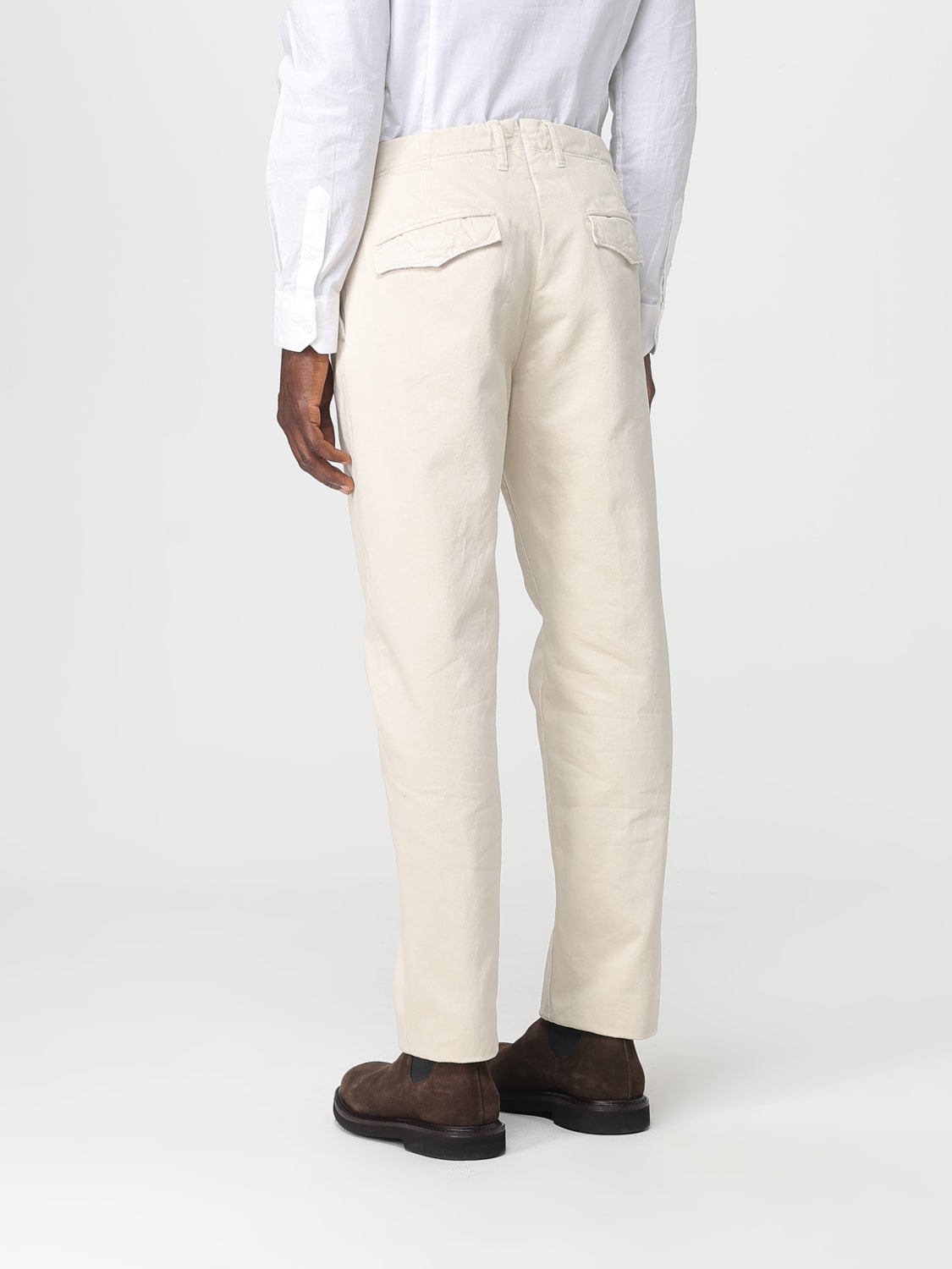 INCOTEX PANTS: Pants men Incotex, White - Img 2