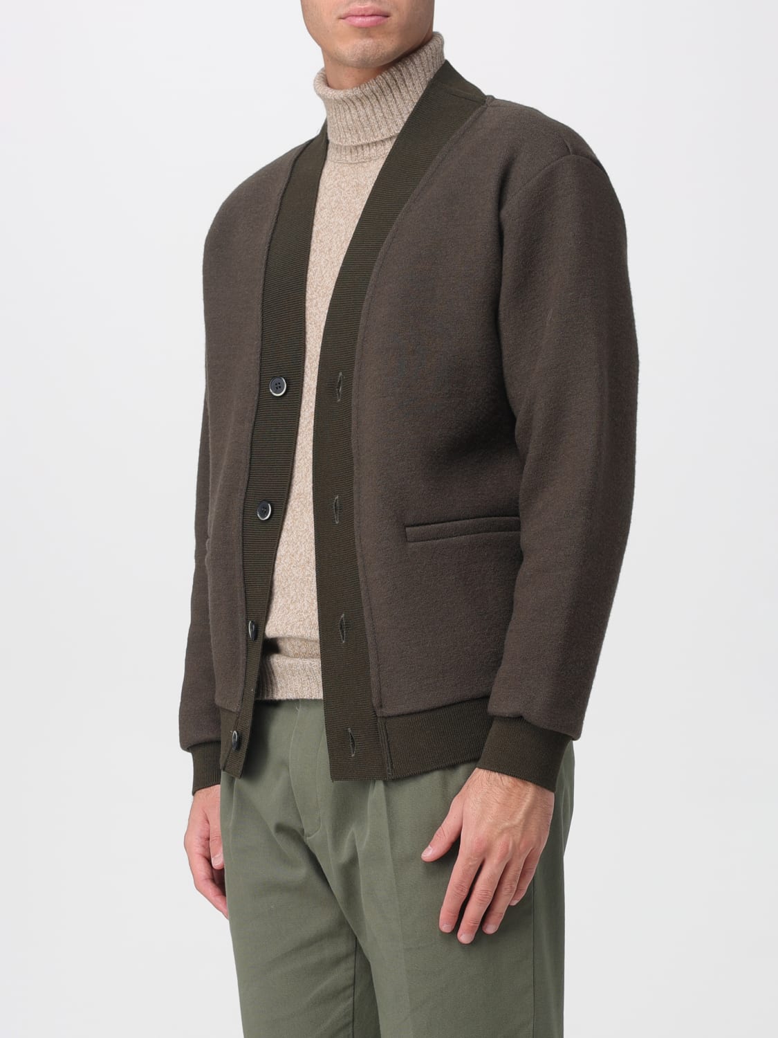 BARENA SWEATER: Sweater men Barena, Green - Img 3