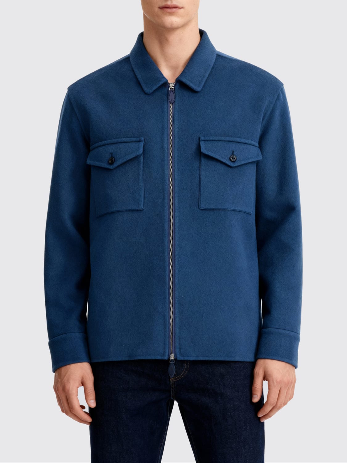 BERLUTI CAMISA: Camisa hombre Berluti, Azul Oscuro - Img 1