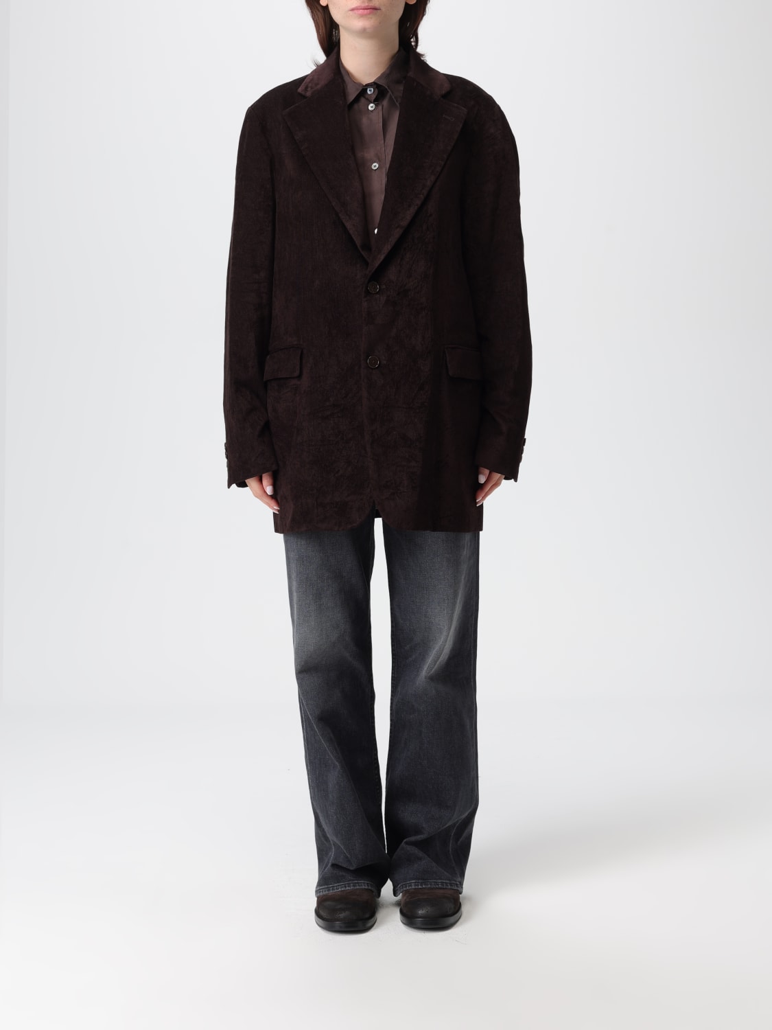 BARENA JACKET: Blazer woman Barena, Brown - Img 1