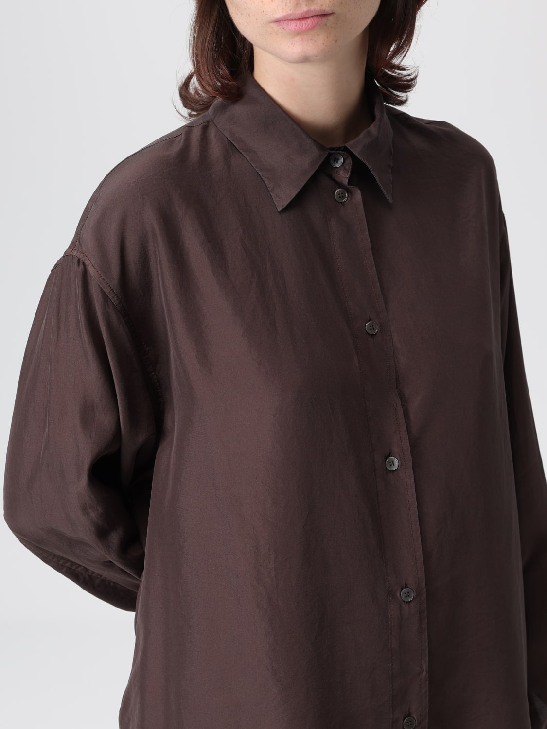 BARENA SHIRT: Shirt woman Barena, Brown - Img 5