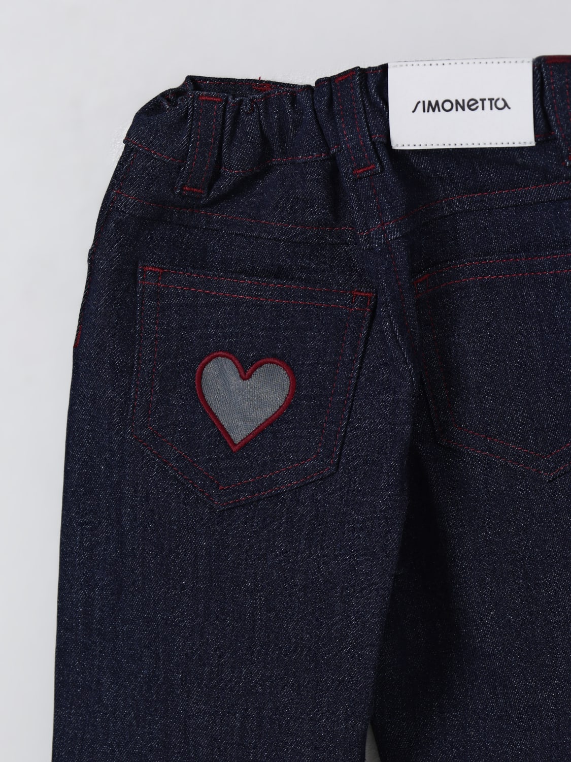 SIMONETTA JEANS: Hose kinder Simonetta, Blau - Img 3