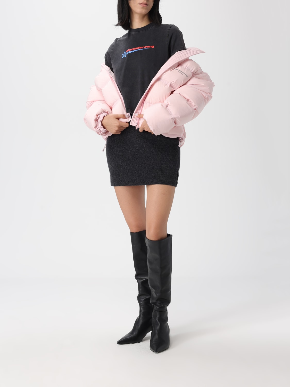 ALEXANDER WANG T-SHIRT: T-shirt femme Alexander Wang, Noir - Img 2