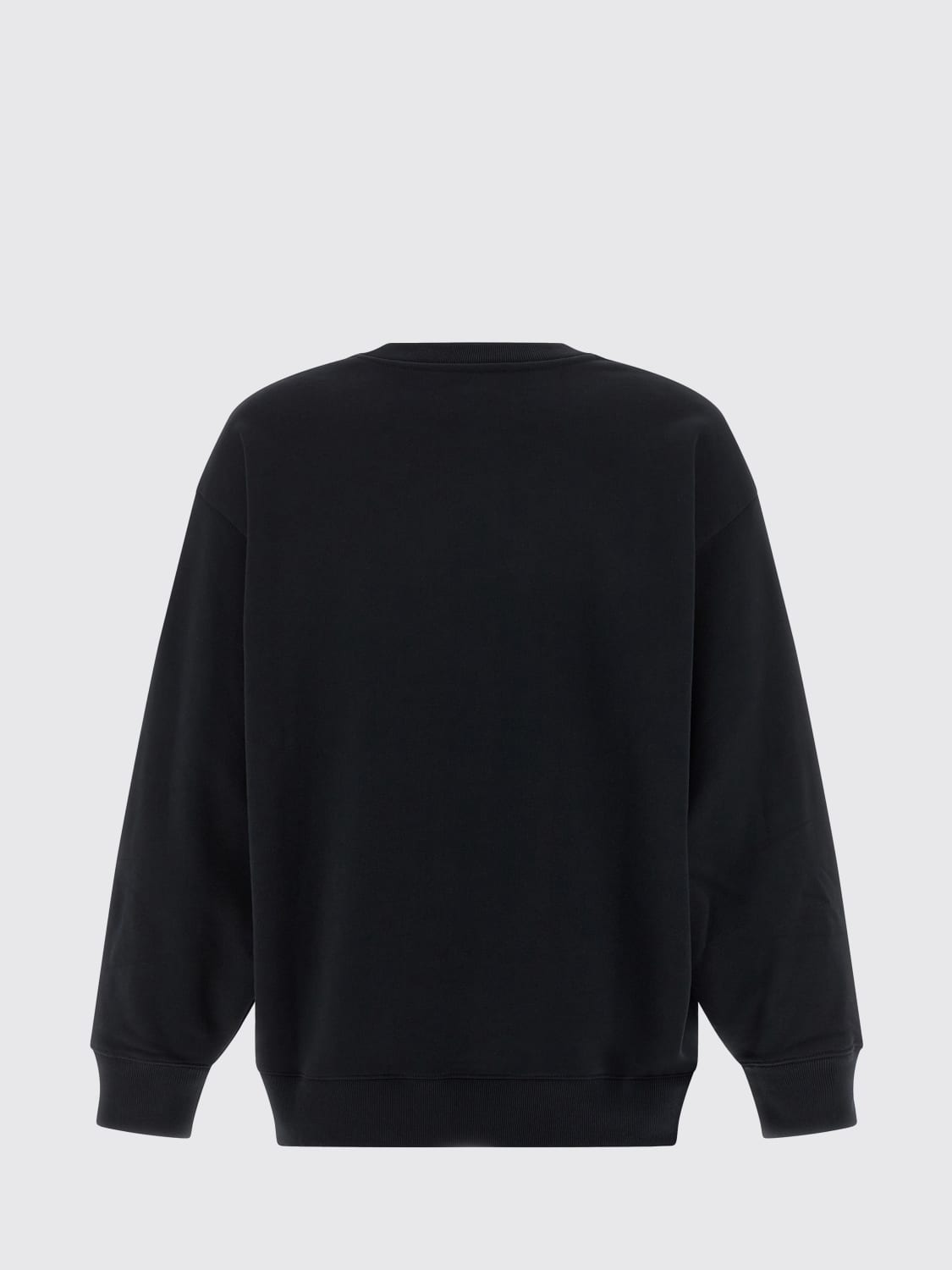 MAISON KITSUNÉ FELPA: Felpa a girocollo in cotone con logo Maison Kitsuné, Nero - Img 2