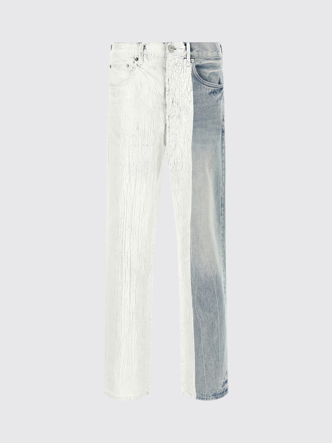 PURPLE JEANS: Jeans men Purple, Blue - Img 1