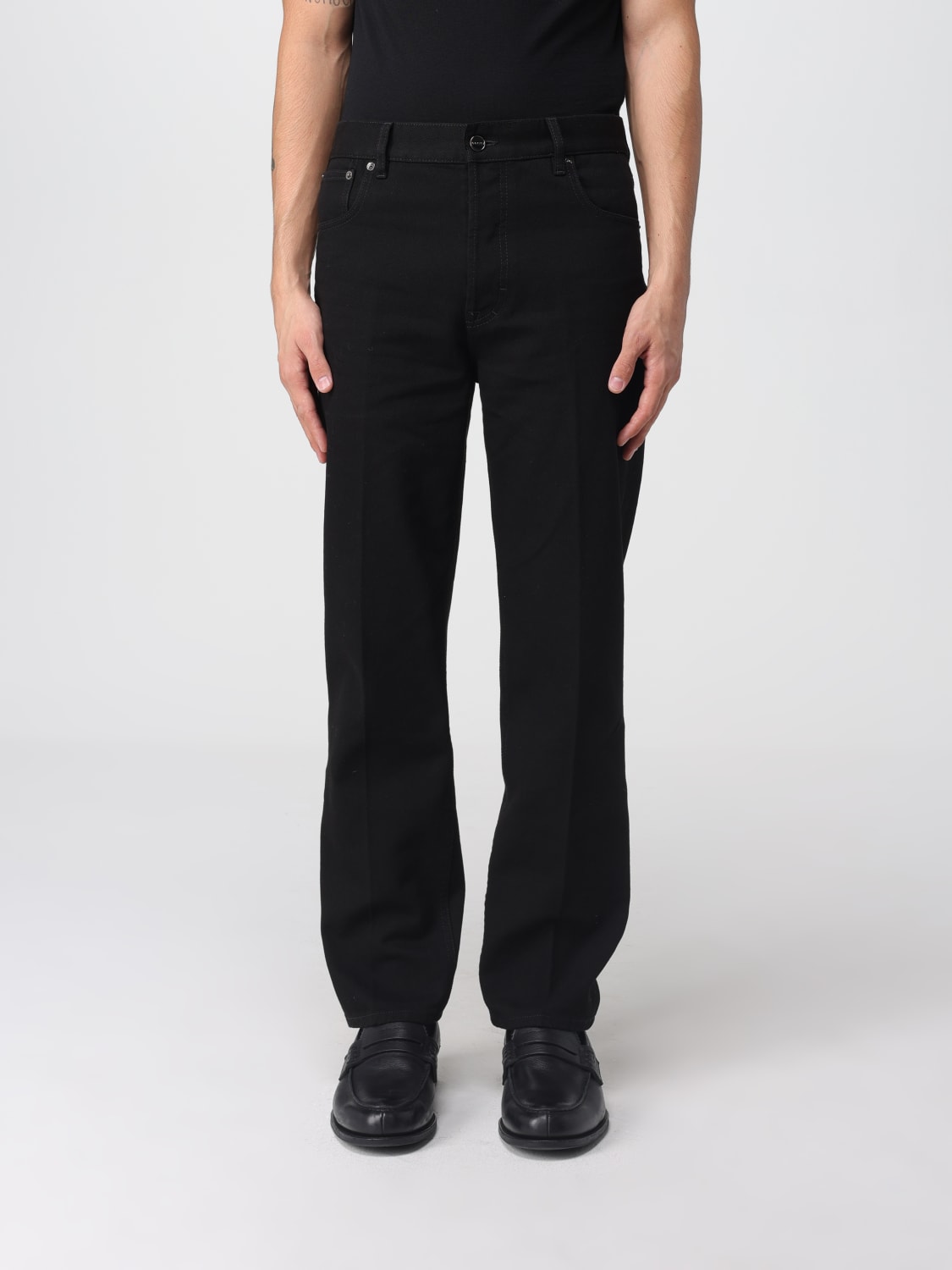 GUCCI JEANS: Jeans men Gucci, Black - Img 1
