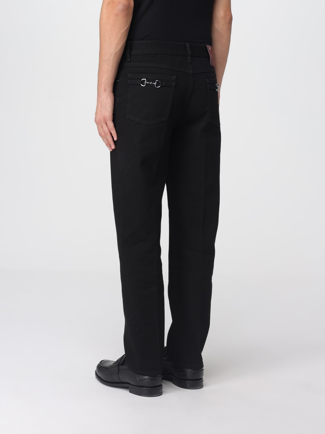 GUCCI JEANS: Jeans men Gucci, Black - Img 3