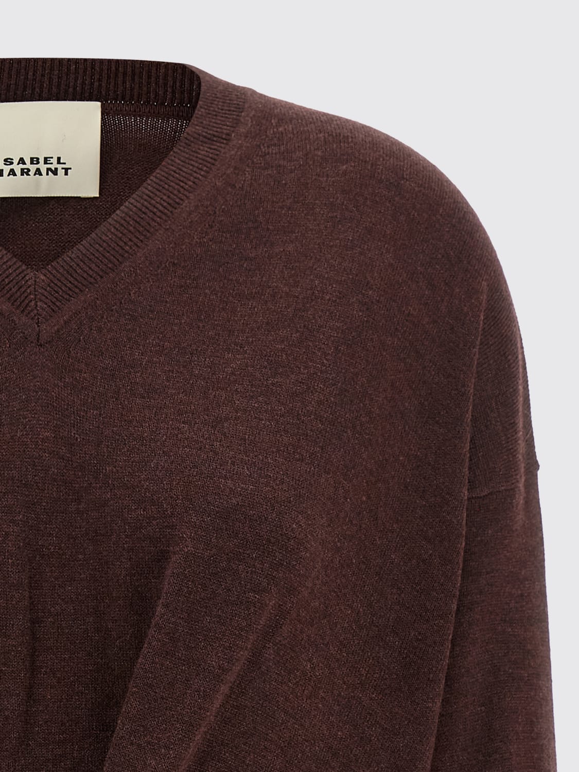 ISABEL MARANT PULLOVER: Strickjacke damen Isabel Marant, Burgunderrot - Img 3