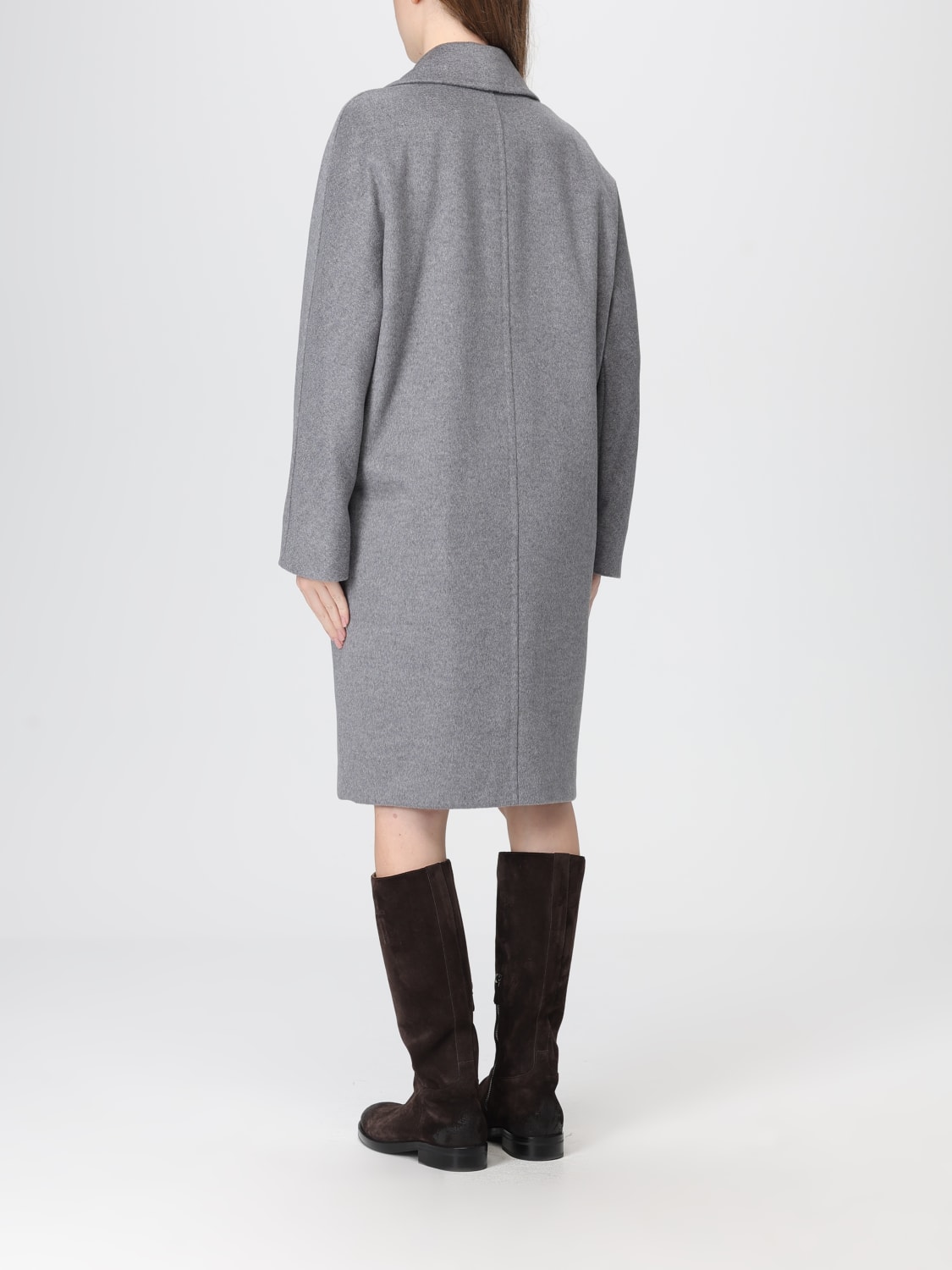MAX MARA COAT: Coat woman Max Mara, Grey - Img 2