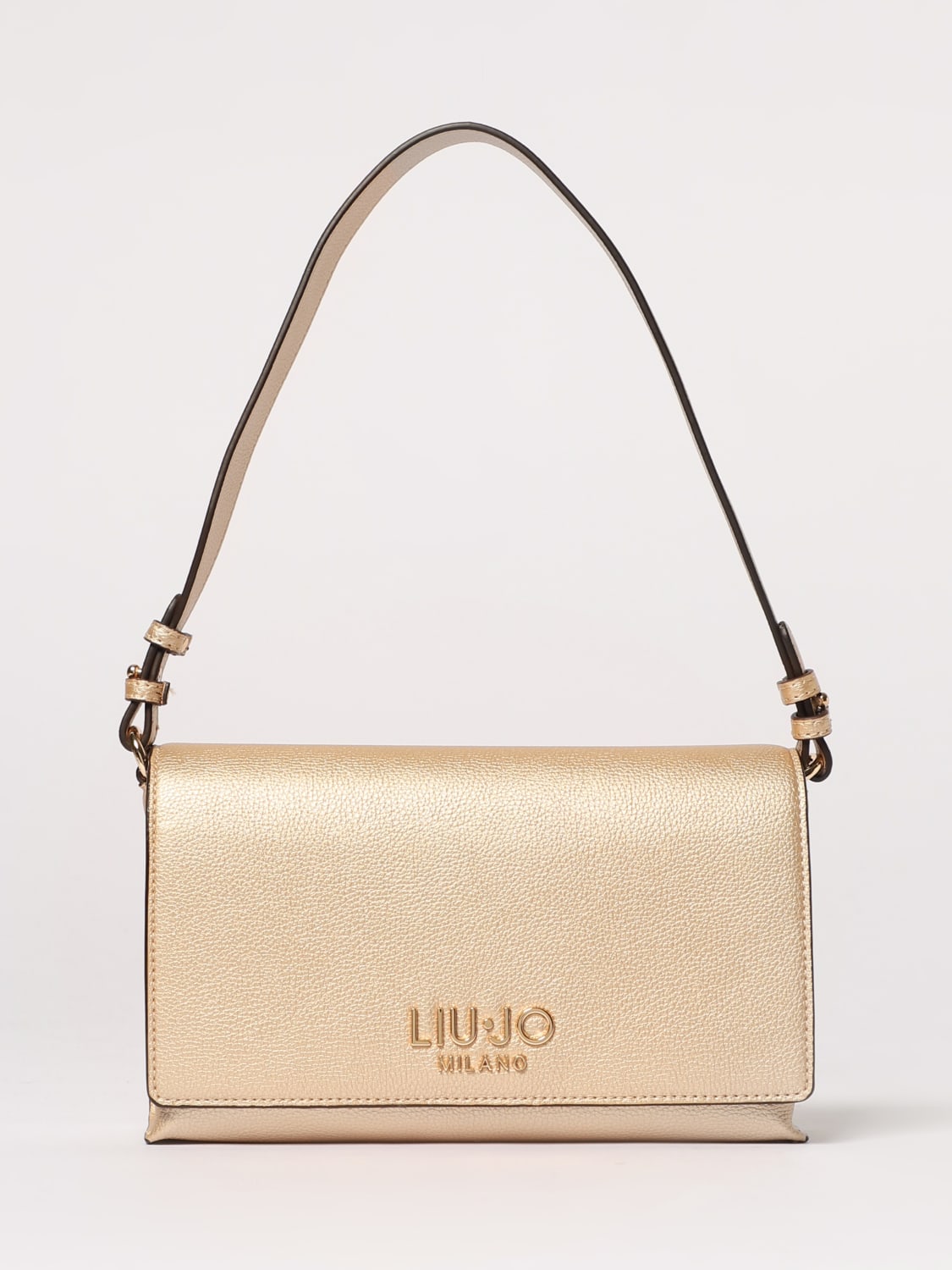 LIU JO BORSA MINI: Borsa Liu Jo in pelle sintetica a grana , Marrone - Img 1