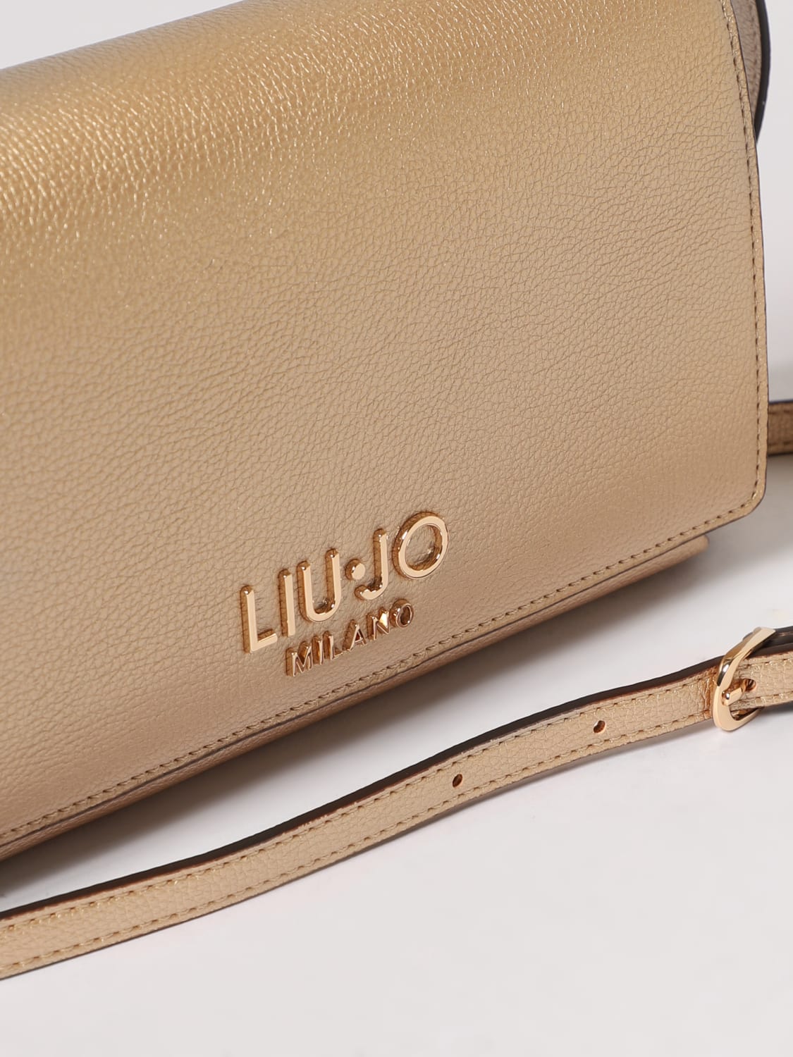 LIU JO BORSA MINI: Borsa Liu Jo in pelle sintetica a grana , Marrone - Img 3