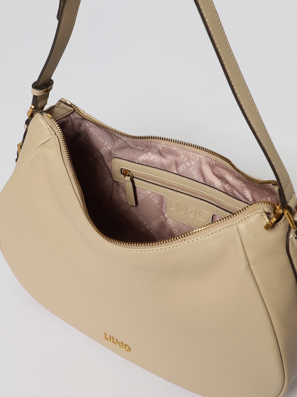 LIU JO SHOULDER BAG: Handbag woman Liu Jo, Beige - Img 3
