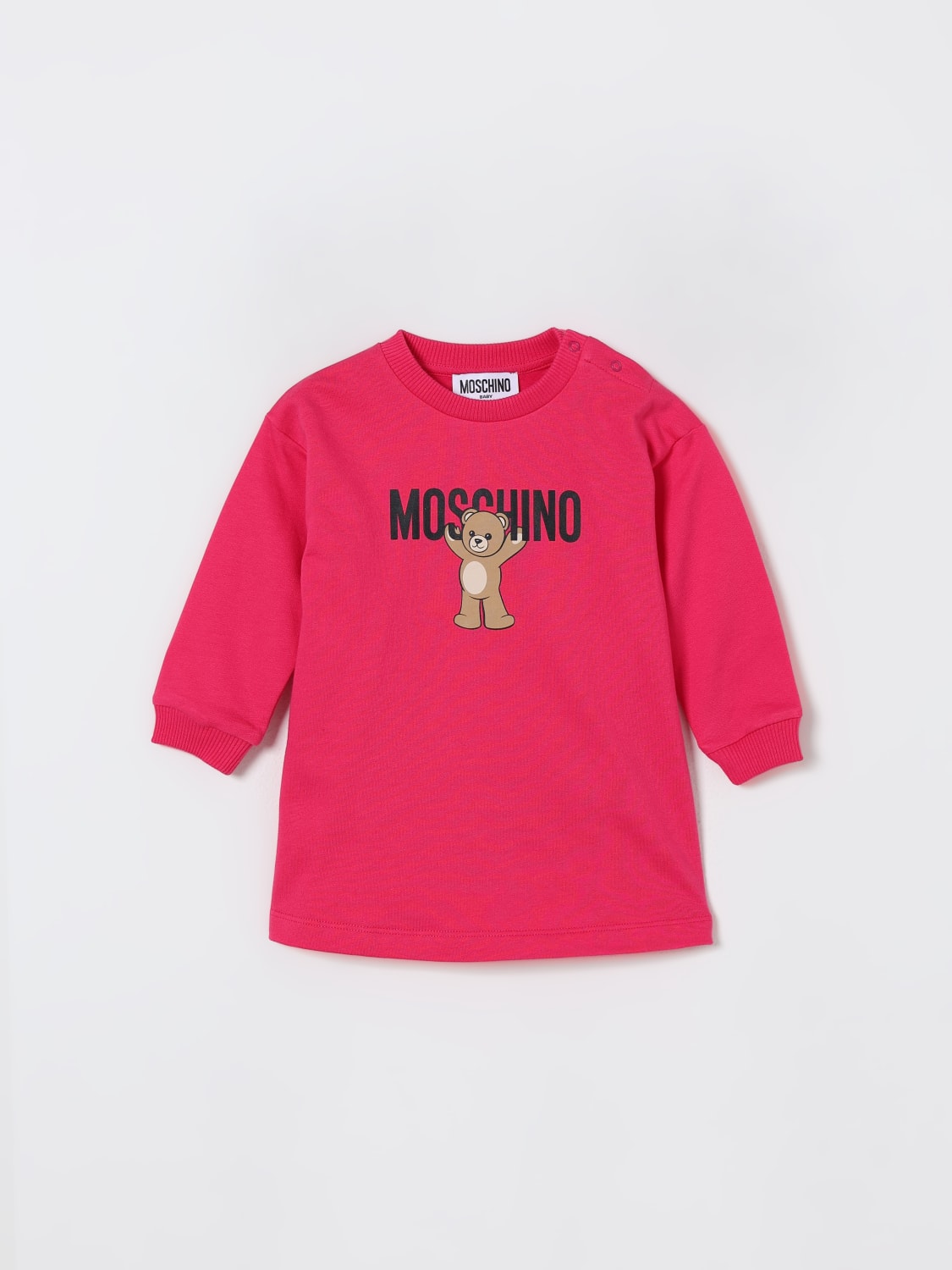 MOSCHINO ROMPER: Romper kids Moschino, Fuchsia - Img 1