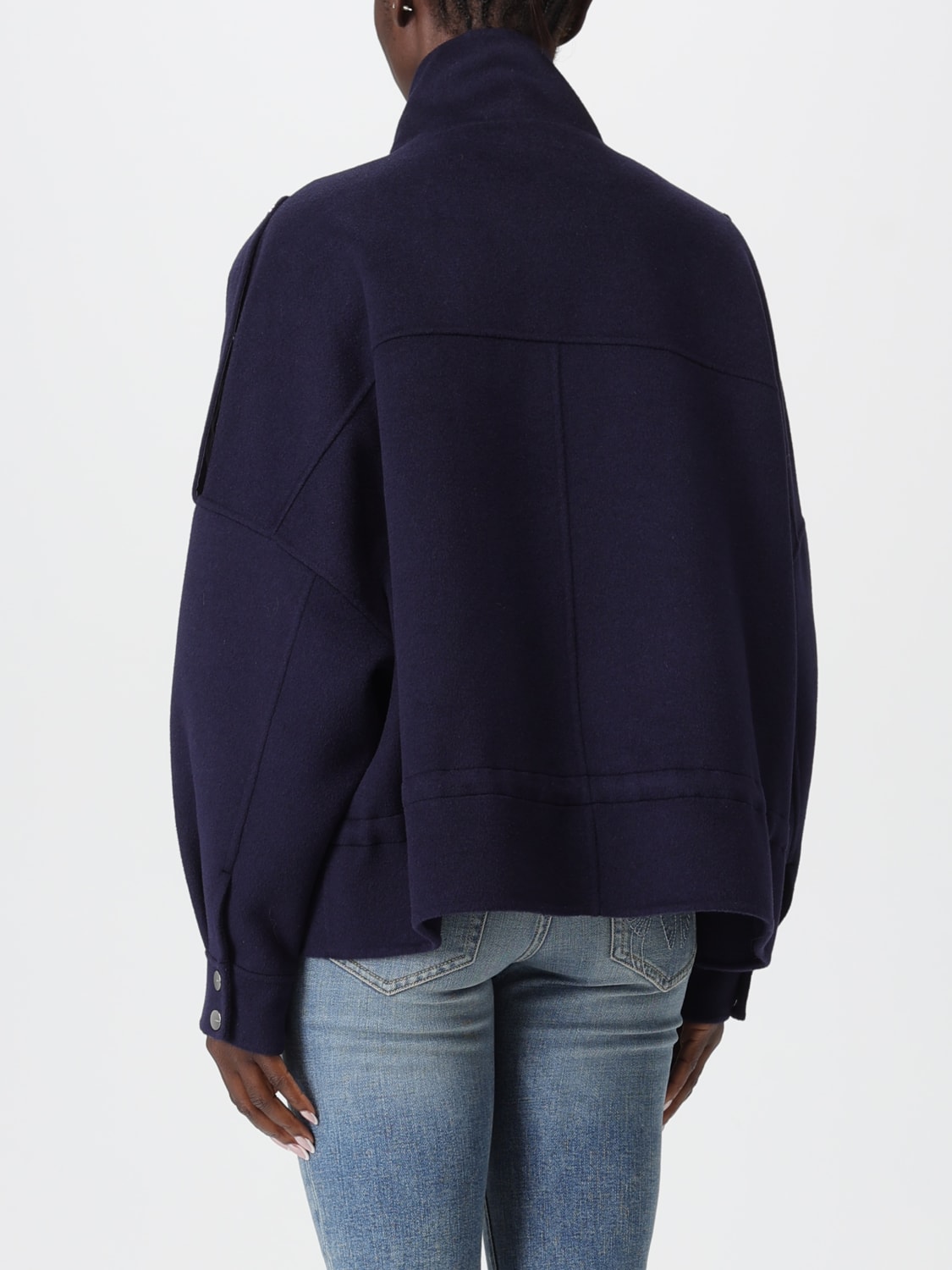 PINKO 大衣: 外套 女士 Pinko, 蓝色 - Img 2