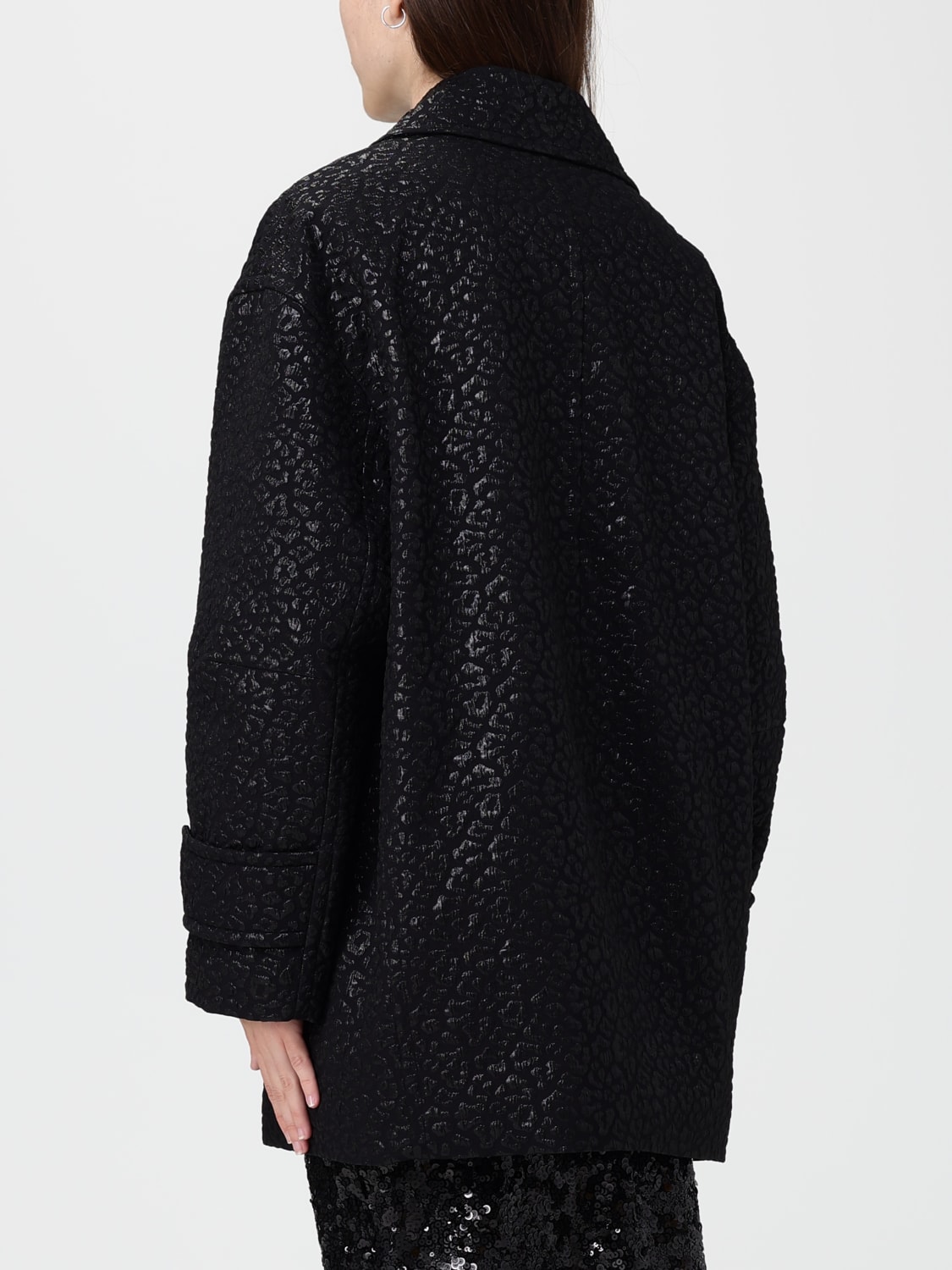 PINKO MANTEL: Mantel damen Pinko, Schwarz - Img 2