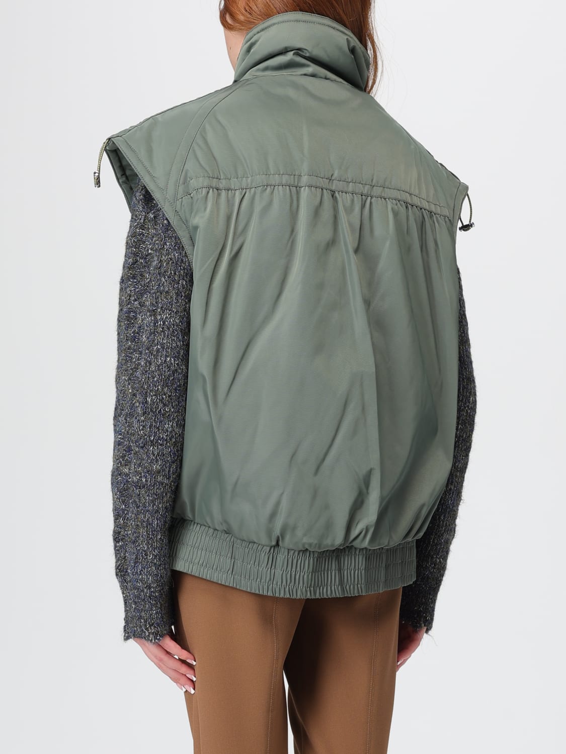 PINKO CHALECO: Chaleco mujer Pinko, Verde - Img 2