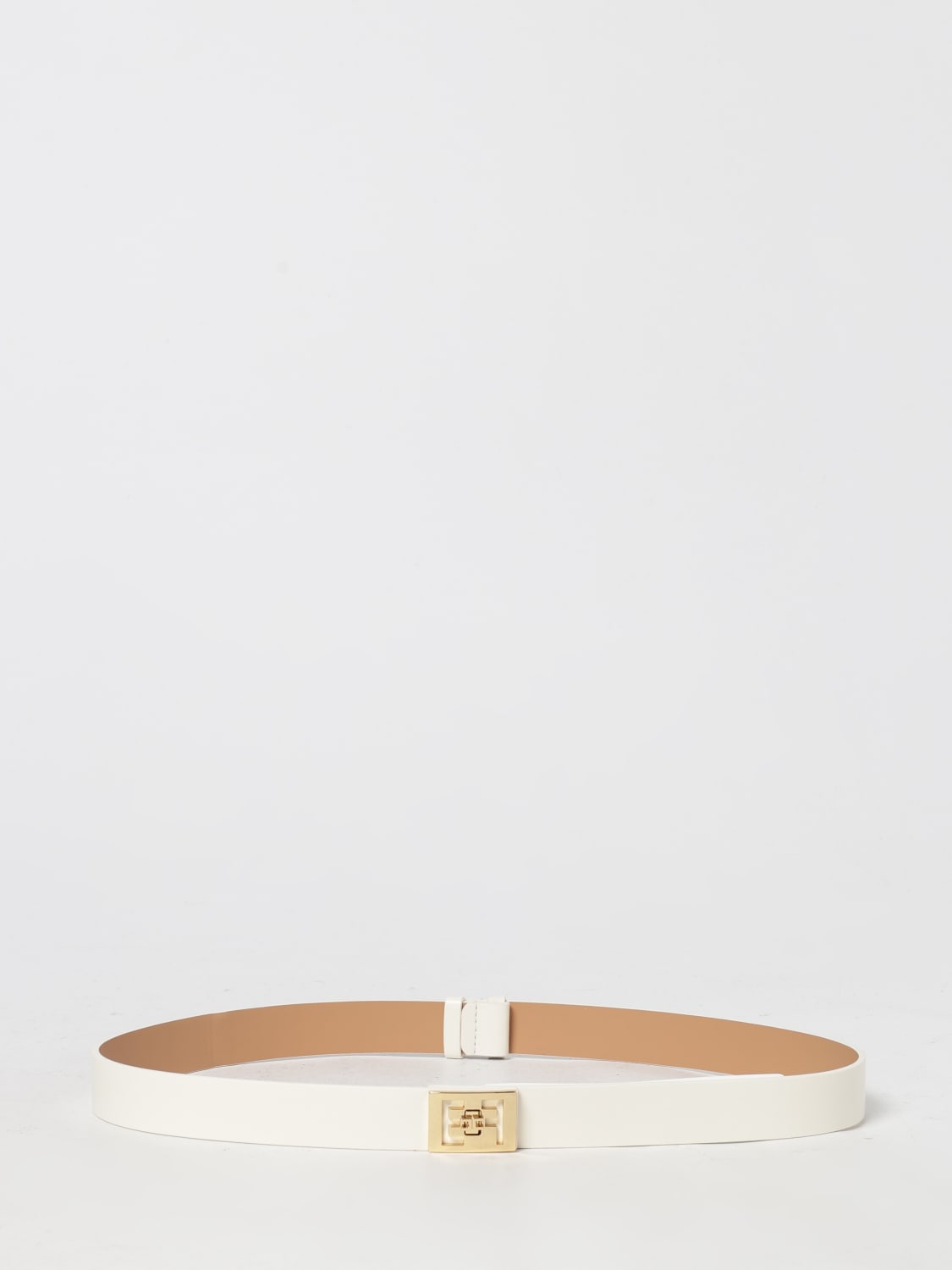 ELISABETTA FRANCHI BELT: Belt woman Elisabetta Franchi, Milk - Img 1