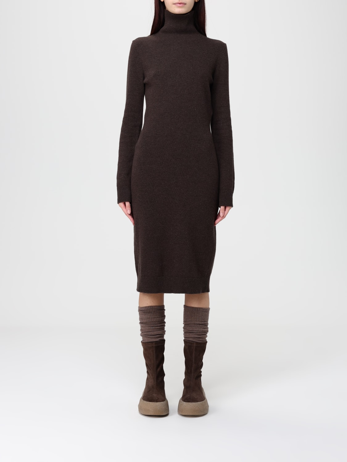 MM6 MAISON MARGIELA DRESS: Dress woman Mm6 Maison Margiela, Brown - Img 1