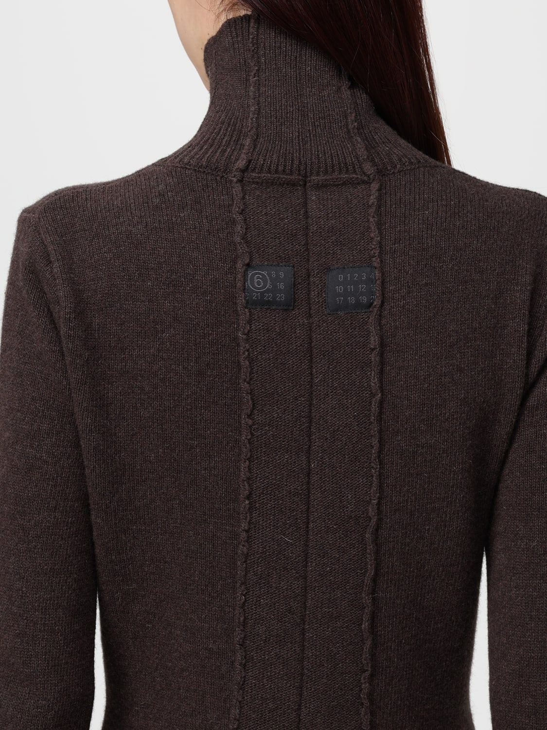 MM6 MAISON MARGIELA DRESS: Dress woman Mm6 Maison Margiela, Brown - Img 4