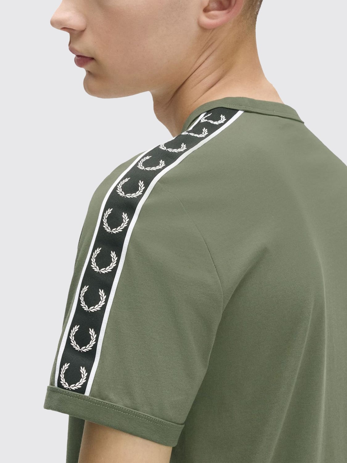 FRED PERRY CAMISETA: Camiseta hombre Fred Perry, Verde - Img 3