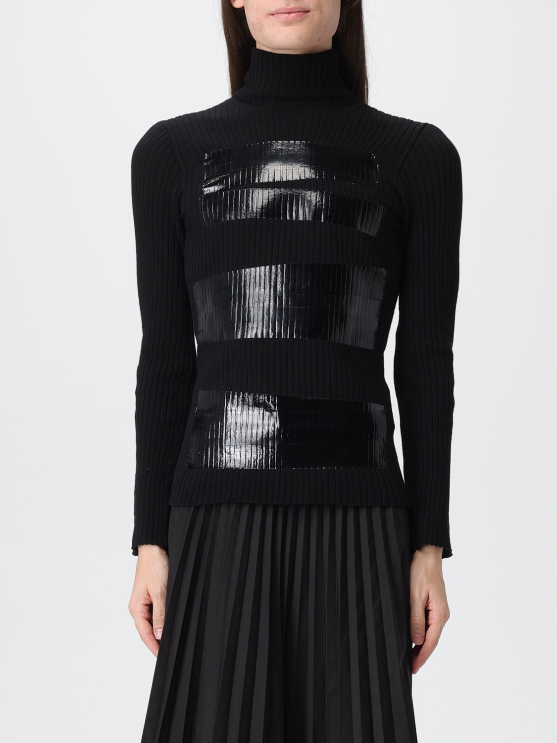 MM6 MAISON MARGIELA SWEATER: Sweater woman Mm6 Maison Margiela, Black - Img 1