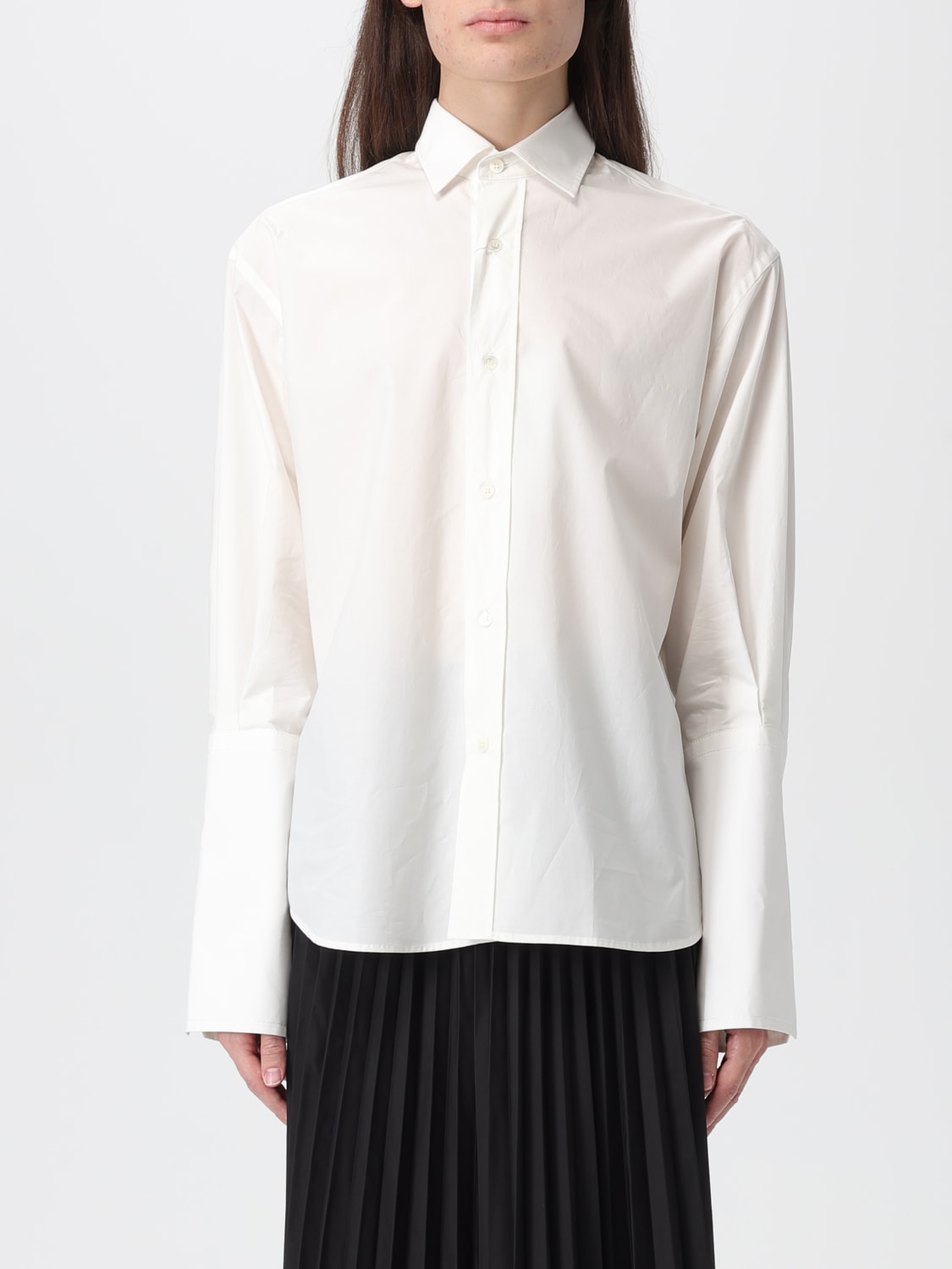 MM6 MAISON MARGIELA SHIRT: Shirt woman Mm6 Maison Margiela, White - Img 1