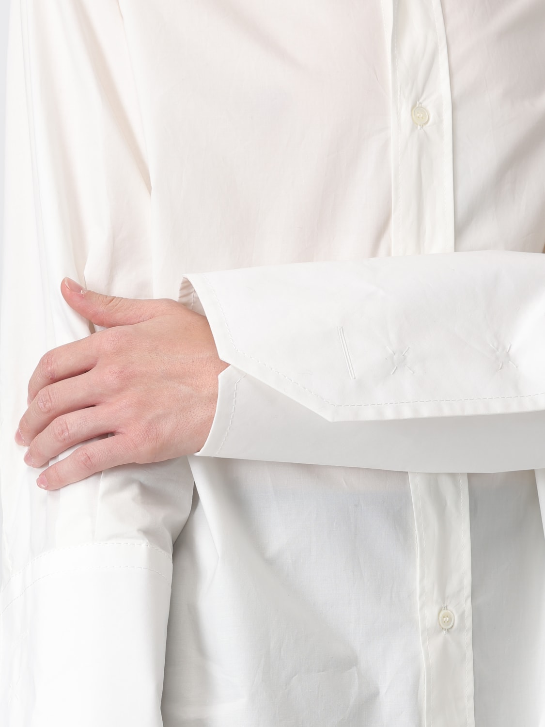 MM6 MAISON MARGIELA SHIRT: Shirt woman Mm6 Maison Margiela, White - Img 5