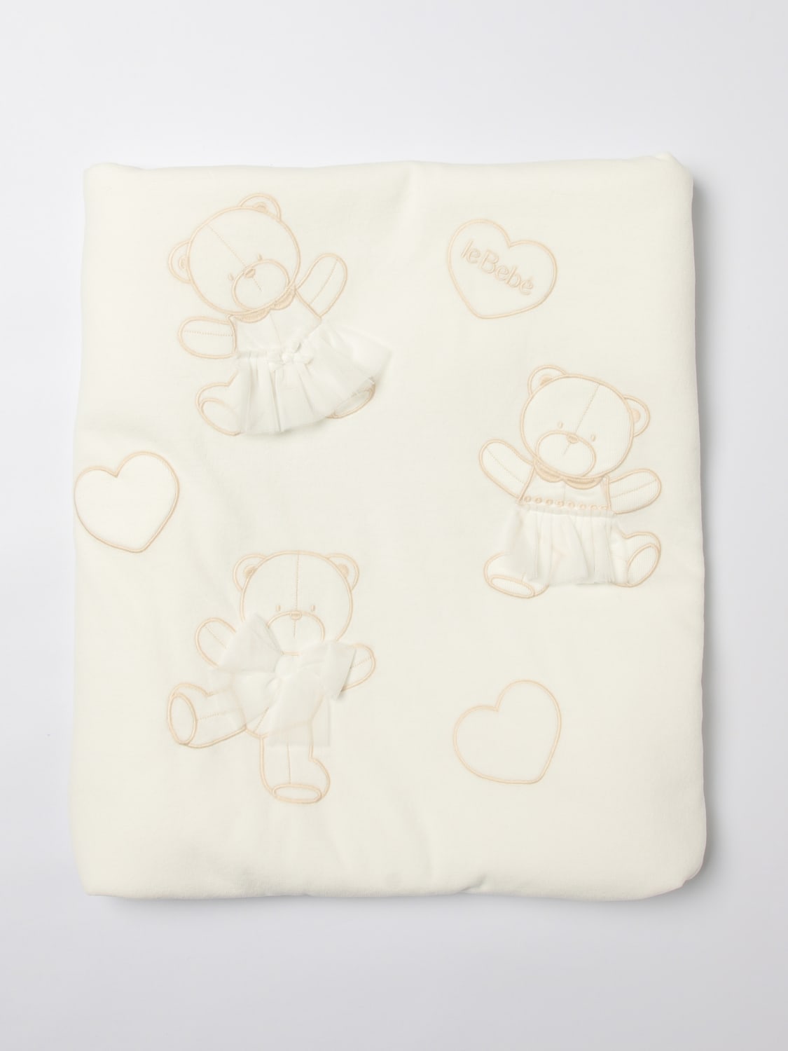 LE BEBE' BLANKET: Blanket kids Le Bebe', Yellow Cream - Img 1