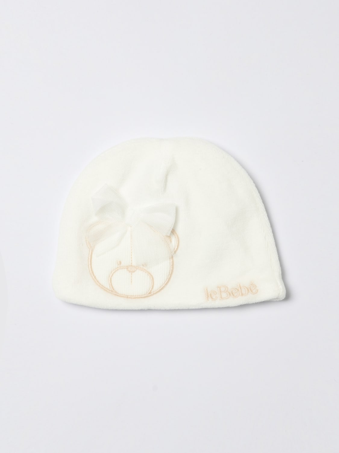 LE BEBE' HAT: Hat kids Le Bebe', Yellow Cream - Img 1