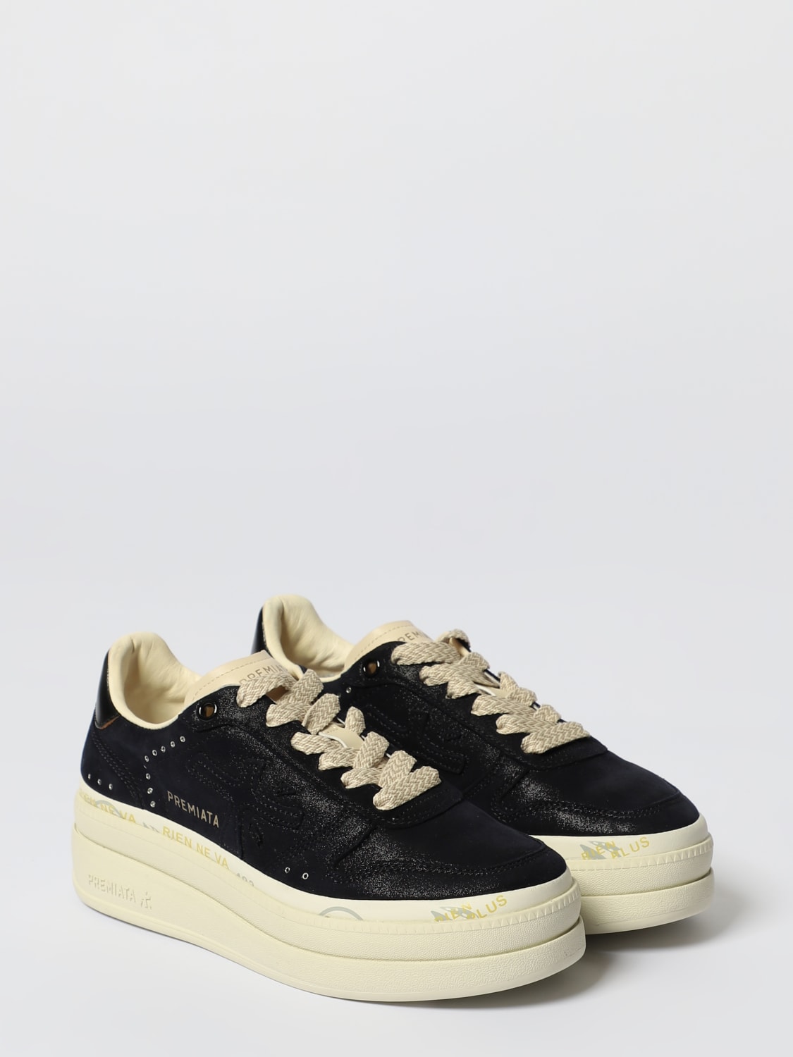 PREMIATA ZAPATILLAS: Zapatillas mujer Premiata, Azul Oscuro - Img 2