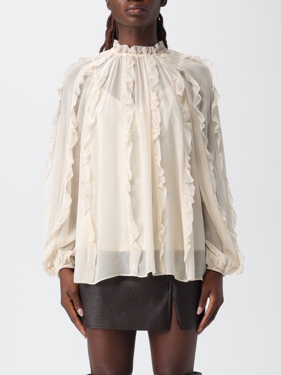 ZIMMERMANN TOP: Shirt woman Zimmermann, Beige - Img 1