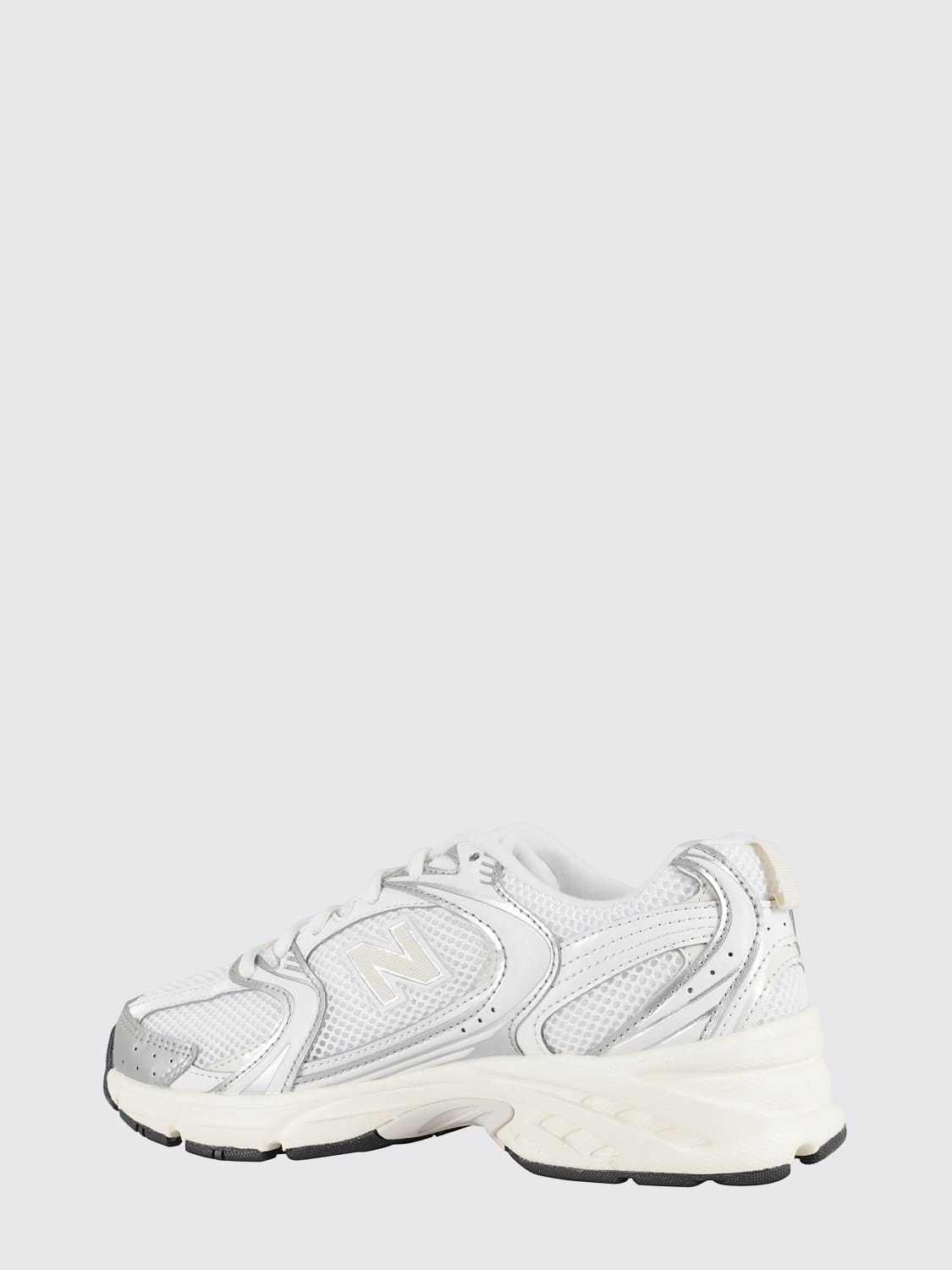 NEW BALANCE SNEAKERS: Sneakers 530 New Balance in mesh e pelle sintetica laminata , Silver - Img 3