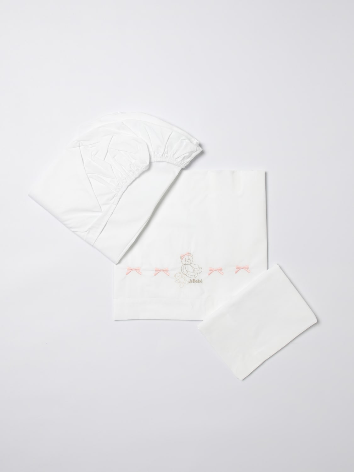 LE BEBE' SHEET: Sheets kids Le Bebe', White - Img 1