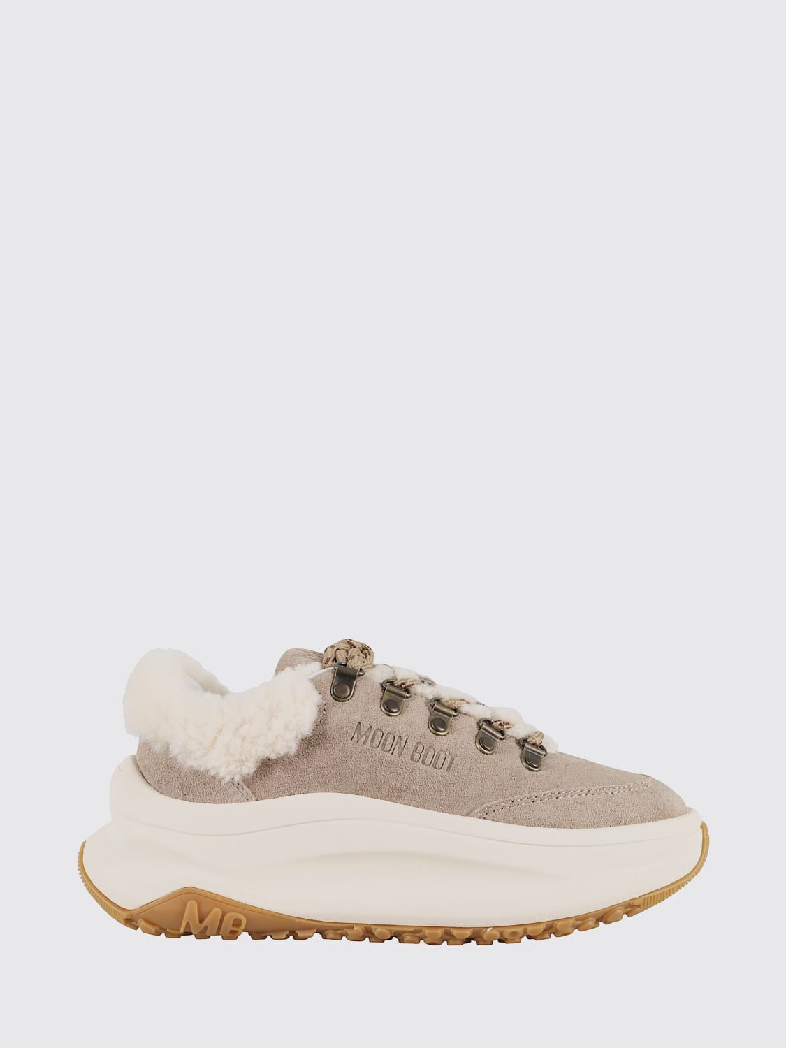 MOON BOOT SNEAKERS: Schuhe damen Moon Boot, Beige - Img 1