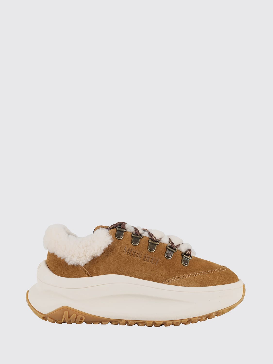 MOON BOOT SNEAKERS: Schuhe damen Moon Boot, Braun - Img 1