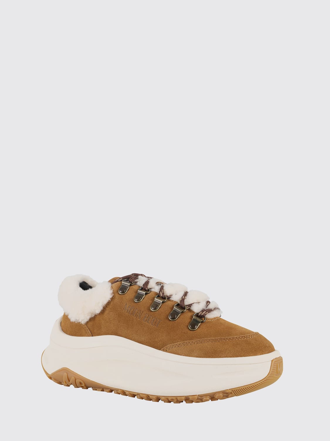 MOON BOOT SNEAKERS: Schuhe damen Moon Boot, Braun - Img 2