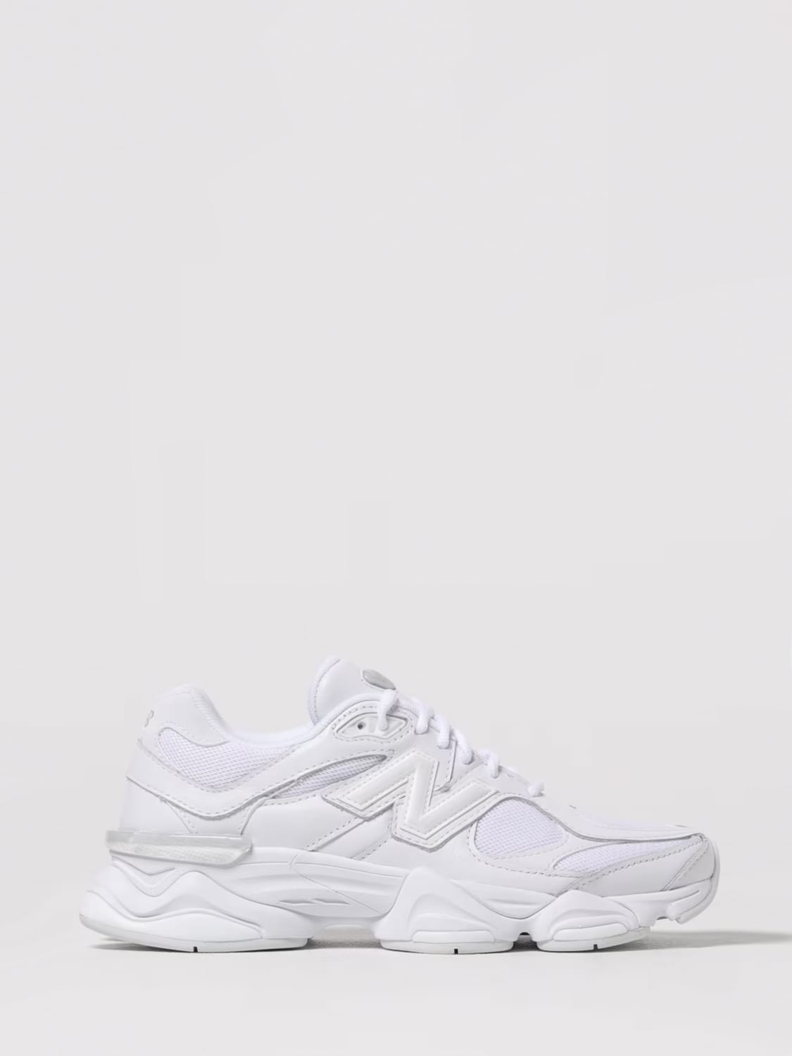 NEW BALANCE SNEAKERS: Sneakers 9060 New Balance in pelle e mesh , Bianco - Img 1