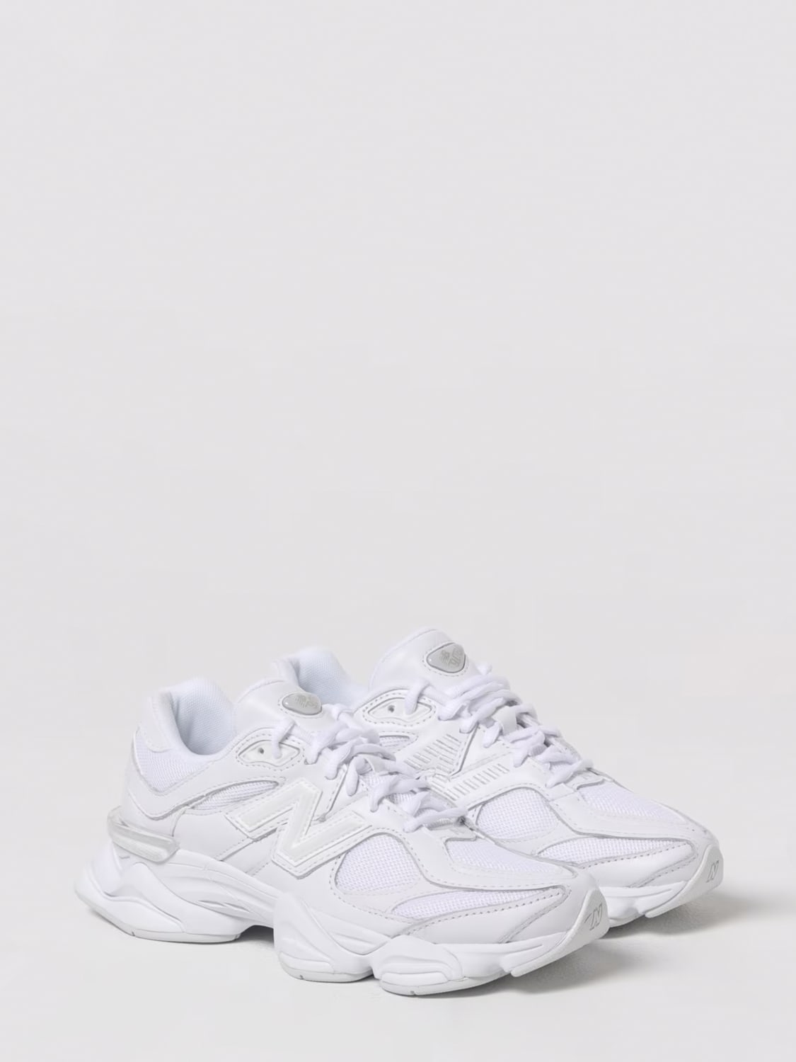 NEW BALANCE SNEAKERS: Sneakers 9060 New Balance in pelle e mesh , Bianco - Img 2