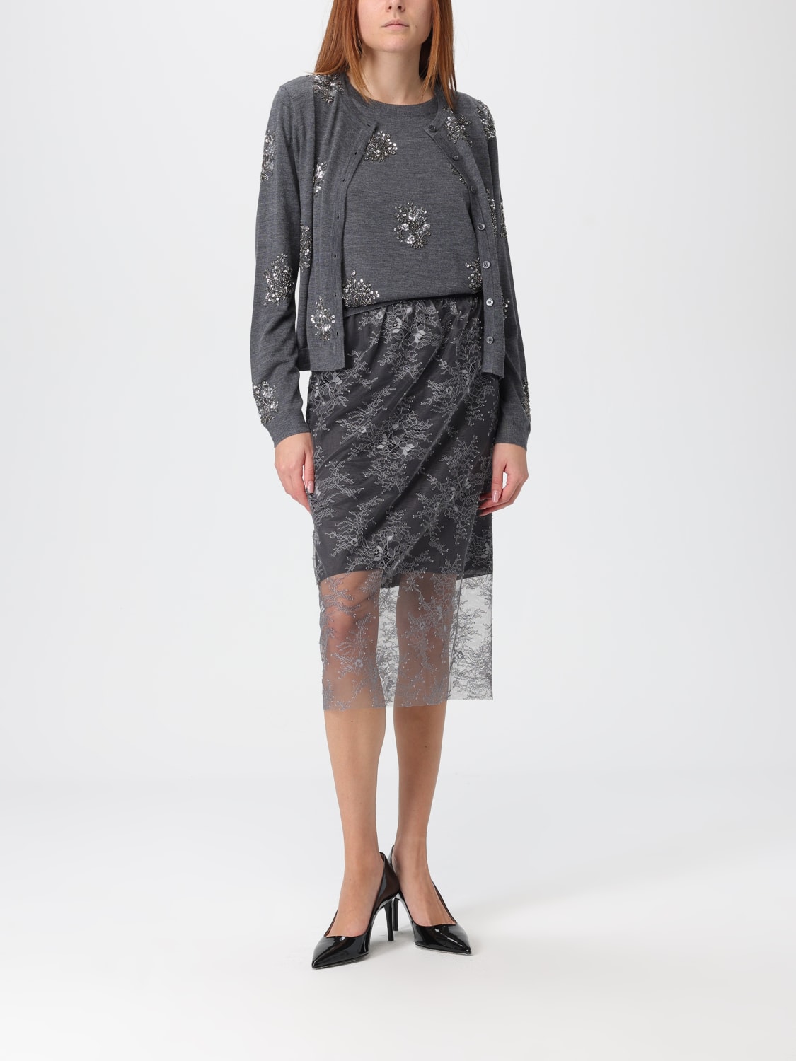 LIVIANA CONTI PULL: Pull femme Liviana Conti, Anthracite - Img 2