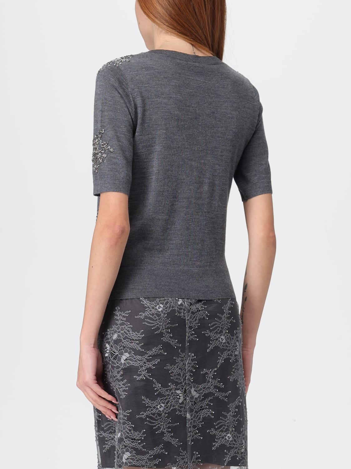 LIVIANA CONTI PULL: Pull femme Liviana Conti, Anthracite - Img 3